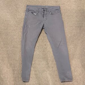 Banana Republic Light Gray Skinny Jeans